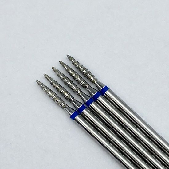 Алмазная насадка Пламя Торнадо 018, синяя насечка, Казань КМИЗ 866.104.243.100.018 ФАПТ-1,8-10С