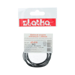 "Zlatka" Шнур плетеный с замком JZ-010 45 см 1.5 мм №01 чёрный