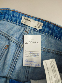 Джинсы Zara с рваным эффектом 42 размер