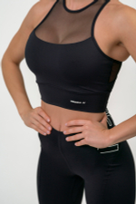 ЛЕГГИНСЫ FIT ACTIVEWEAR HIGH-WAIST LEGGINGS 443 ЧЕРНЫЕ