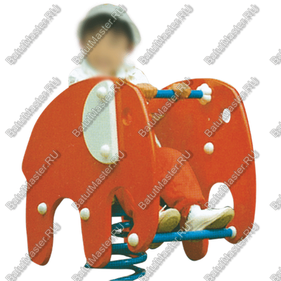 Качалка для детей для игровых комнат, площадок "Оранжевый Слон"