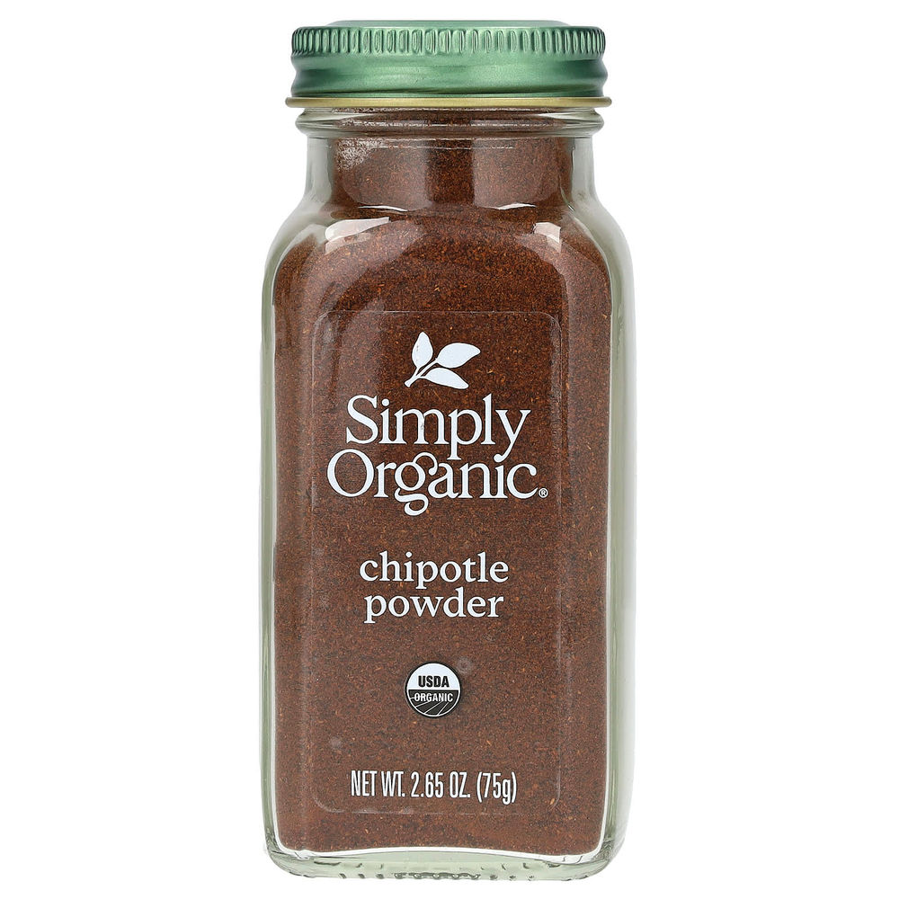 Simply Organic, Органический порошок халапено, 2,65 унции (75 г)