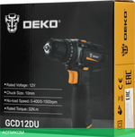 Дрель-шуруповерт Deko GCD12DU (063-4039)