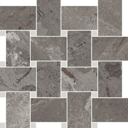 Мозаика Karnis Contrasti Charcoal Lev. con Tozz. Piombo (97414)