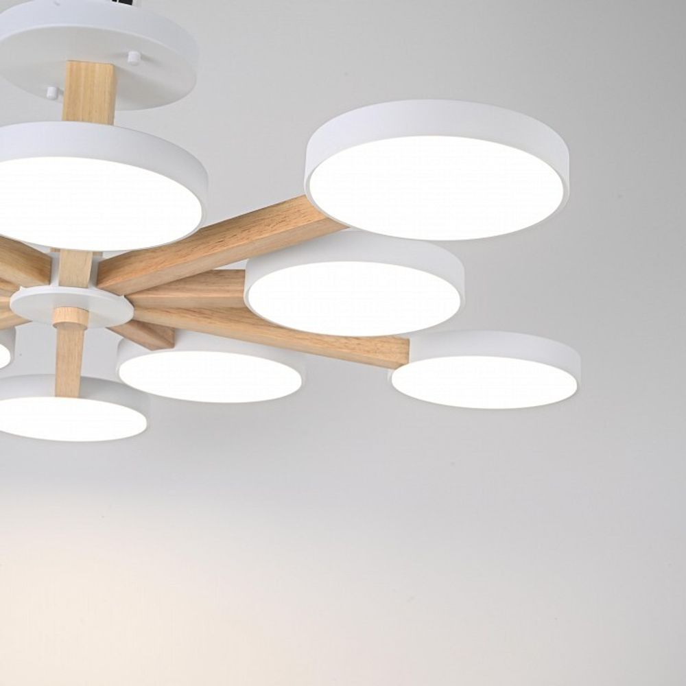 Люстра на штанге Imperiumloft TURNA White TURNA-B01