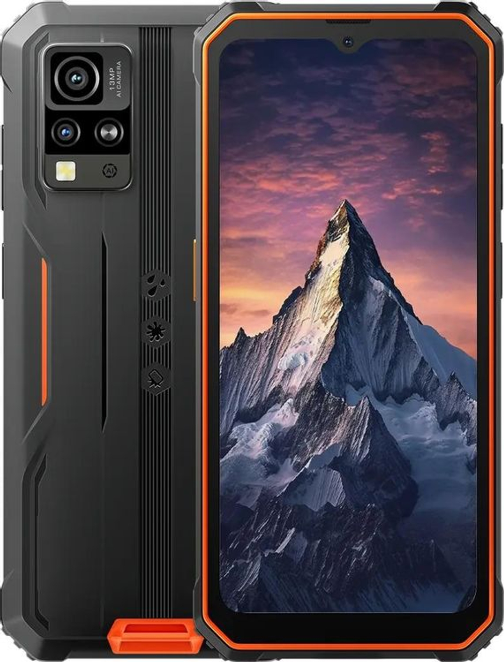 6.56" Смартфон BLACKVIEW BV4800 Pro 4/128Gb,  NFC,  IPS,  60Гц,  5180мAч,  оранжевый