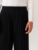 Школьные широкие брюки для девочки AT726-2 черный