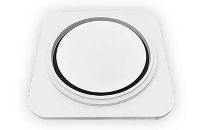 Вент.решетка УНИВЕРСАЛЬНАЯ теневая Белая (под трубу 150/125/100мм)