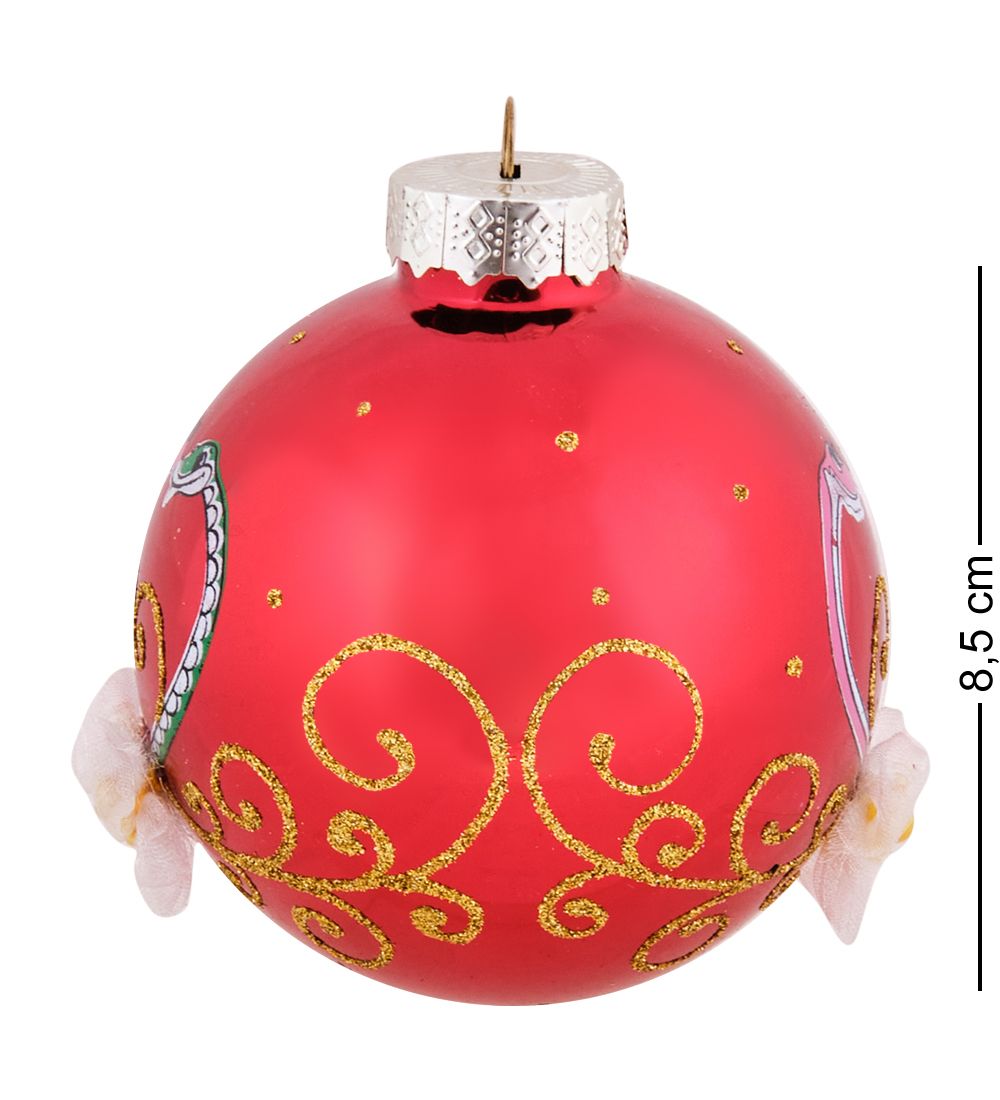 Элита НФШ-1710/1 Ел.украшение Шар «Парочка змей» 85 мм