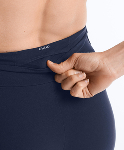 OYSHO Велосипедки Comfortlux с высокой посадкой длиной 10 см, синий