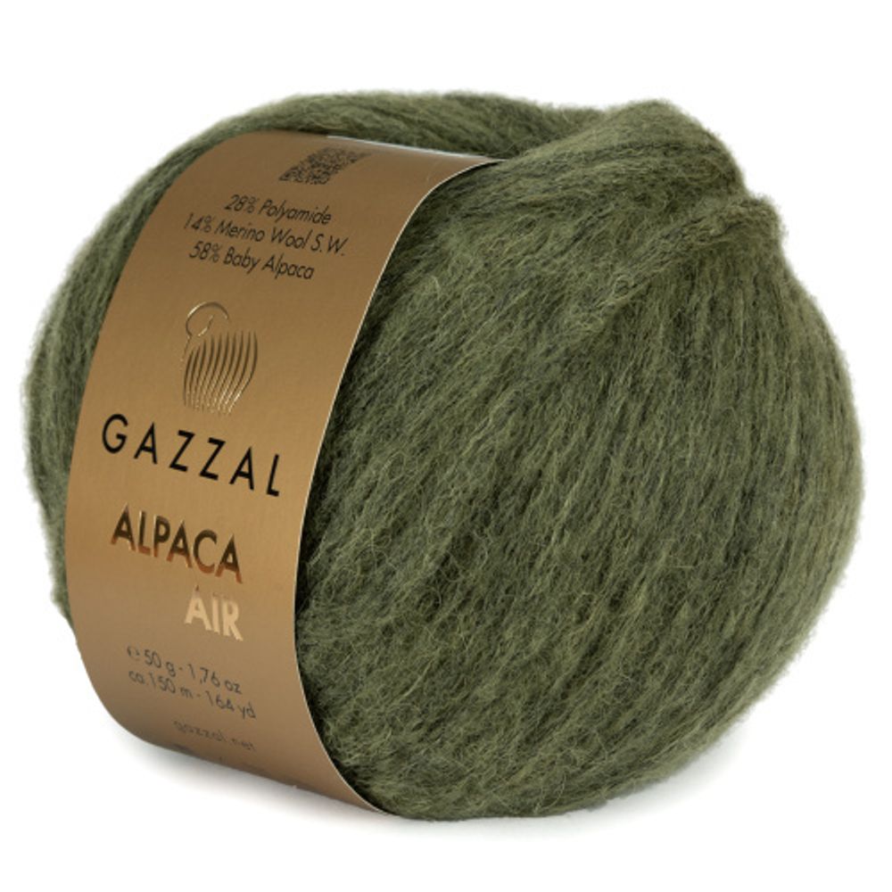 Пряжа Gazzal Alpaca Air (101)