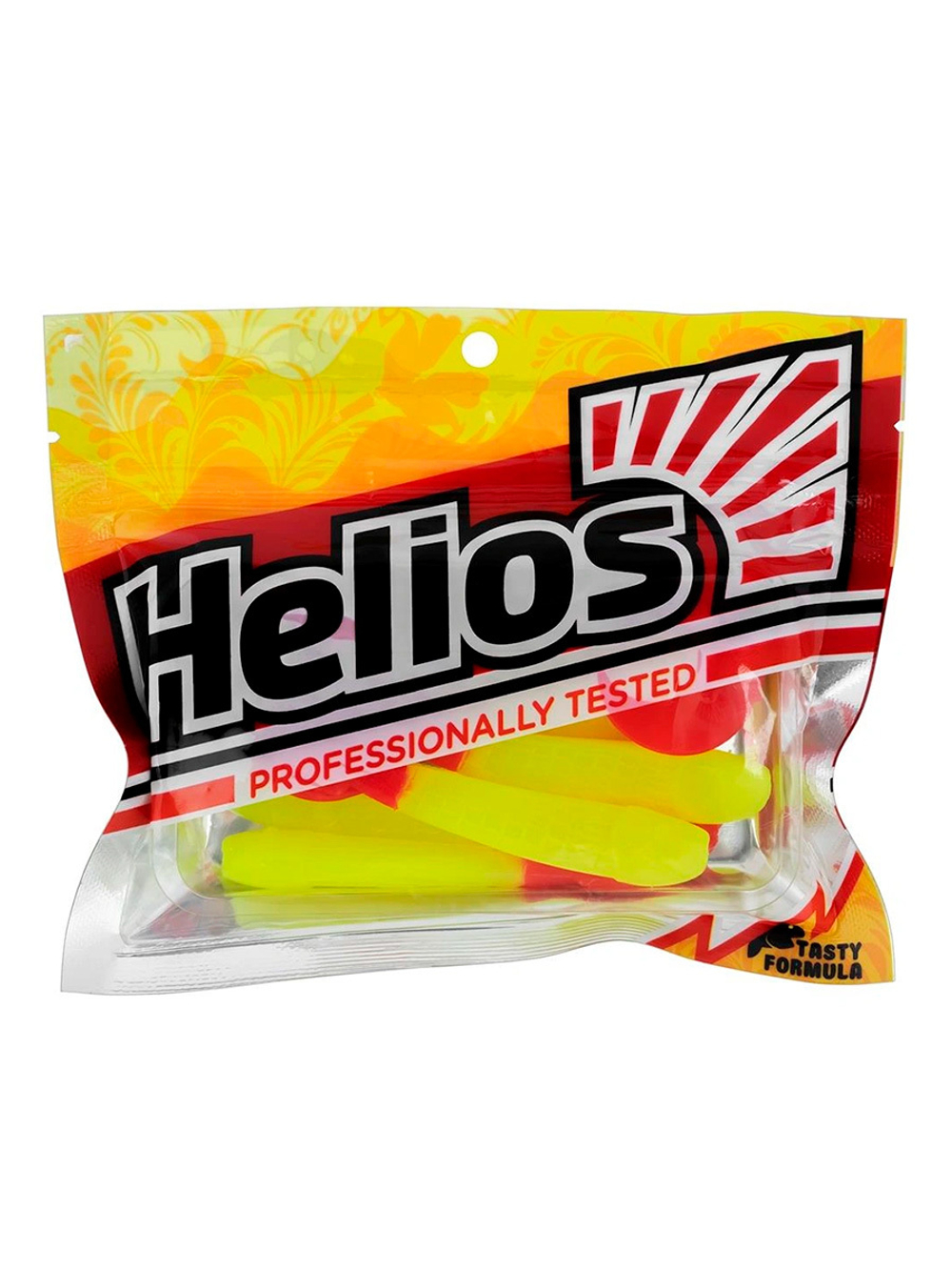 Твистер несъедобный Helios Long Hybrid 3,55"/9,0 см MIX 100шт. (HS-15-031-N)