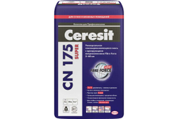Смесь для пола самовыравнивающаяся универсальная Ceresit CN 175 Plus от 3 до 60 мм. 25 кг