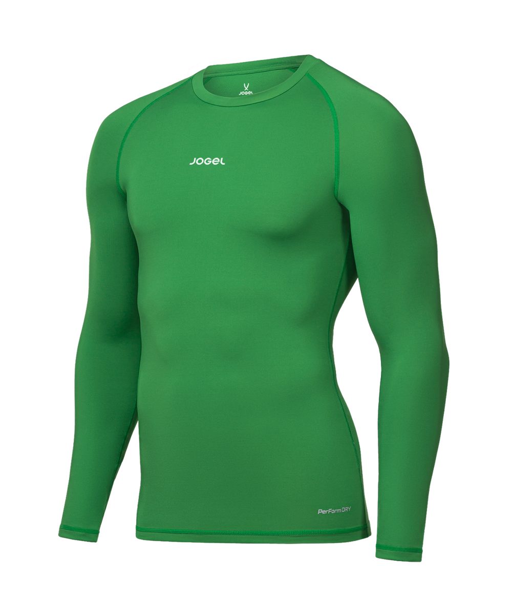 Лонгслив компрессионный Jogel CAMP 2 PerFormDRY Baselayer LS Tee, зеленый 72