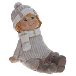 GAEM Фигурка декоративная "Мальчик/Девочка", L7,5 W5 H5,5 см, 2в.