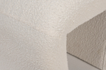 Банкетка Garda Decor букле белый d54*40,5*45,5 см