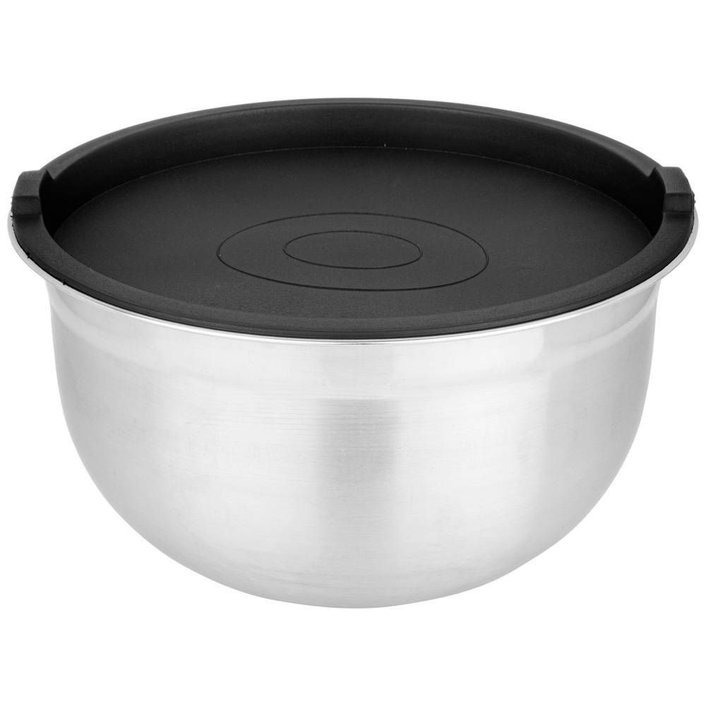 НАБОР МИСОК AGNESS С КРЫШКАМИ, ПРОТИВОСКОЛЬЗЯЩЕЕ ДНО, 6 ПР, 1,3/2,6/4 Л. D=18/22/26 CM