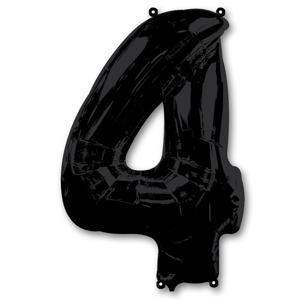 А ЦИФРА 4 Черный