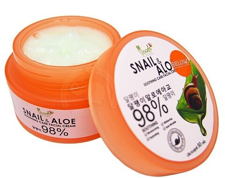 Belov Увлажняющий крем для лица, с муцином улитки и органическим алоэ, 50мл