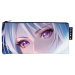 Пенал-косметичка 1 отделение 20х9х0,5см сиреневый "Аниме глаза" (Академия Групп)
