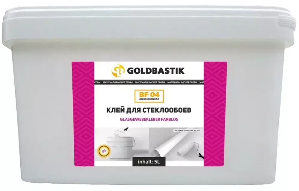 Клей для стеклообоев Goldbastik BF 04. 5л