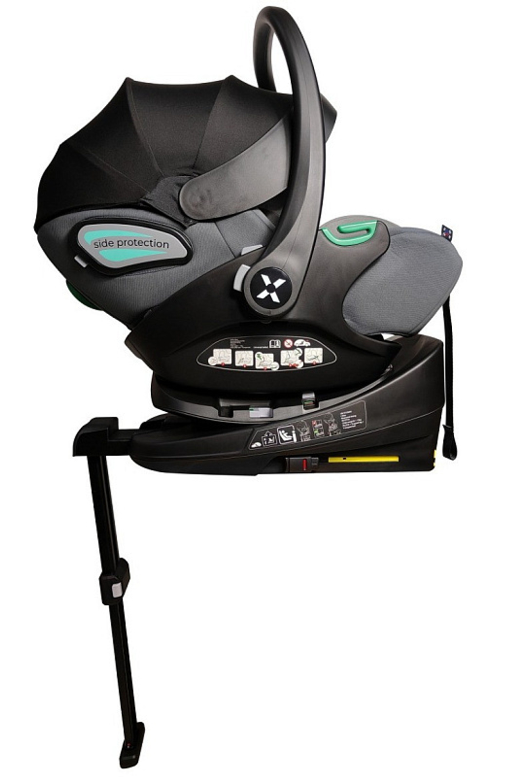 Автокресло Agex i-Safe с базой Isofix Base 360 AIS514 Black