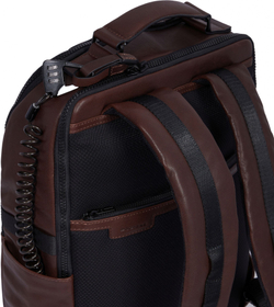 Рюкзак Piquadro Harper CA4818AP/VETM зеленый/темно-коричневый кожа