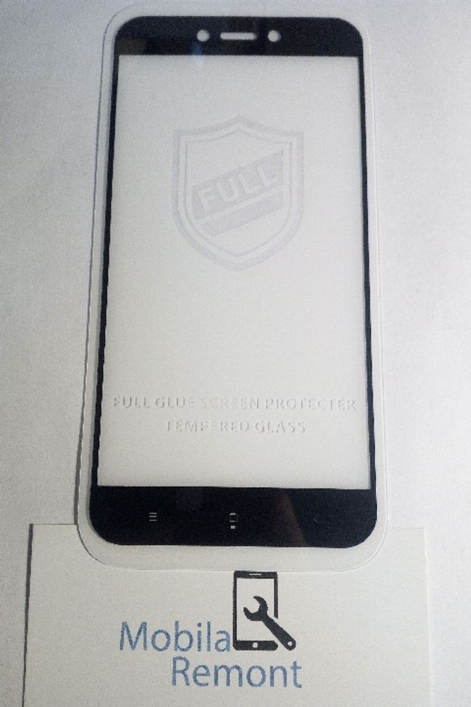 Защитное стекло &quot;Полное покрытие&quot; для Xiaomi Redmi 5A/Go Черное