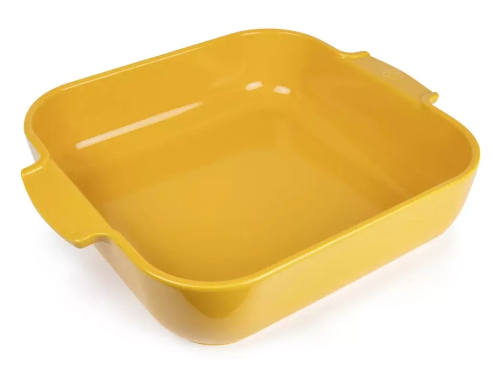 Peugeot - Керамическое блюдо Appolia 28x28см, желтое / артикул   61463  / GTIN 4006950061463