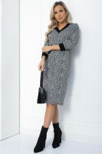 Платье Любите женщину (черно-белое) НЬЮ П12088 LT Collection