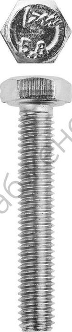 ЗУБР ГОСТ 7798-70 кл. пр. 5.8, M6 х 35 мм, болт оцинкованный, 5 кг (303080-06-035)