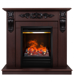 Электрокамин RealFlame Dominica DN орех c 3D Olympic