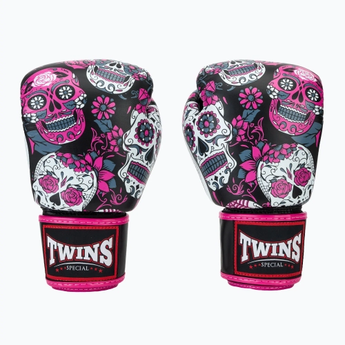 Боксёрские перчатки Twins Special Fancy FBGVL3-53 Skull pink/black
