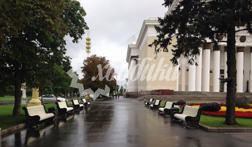 Скамейка чугунная «ВДНХ»