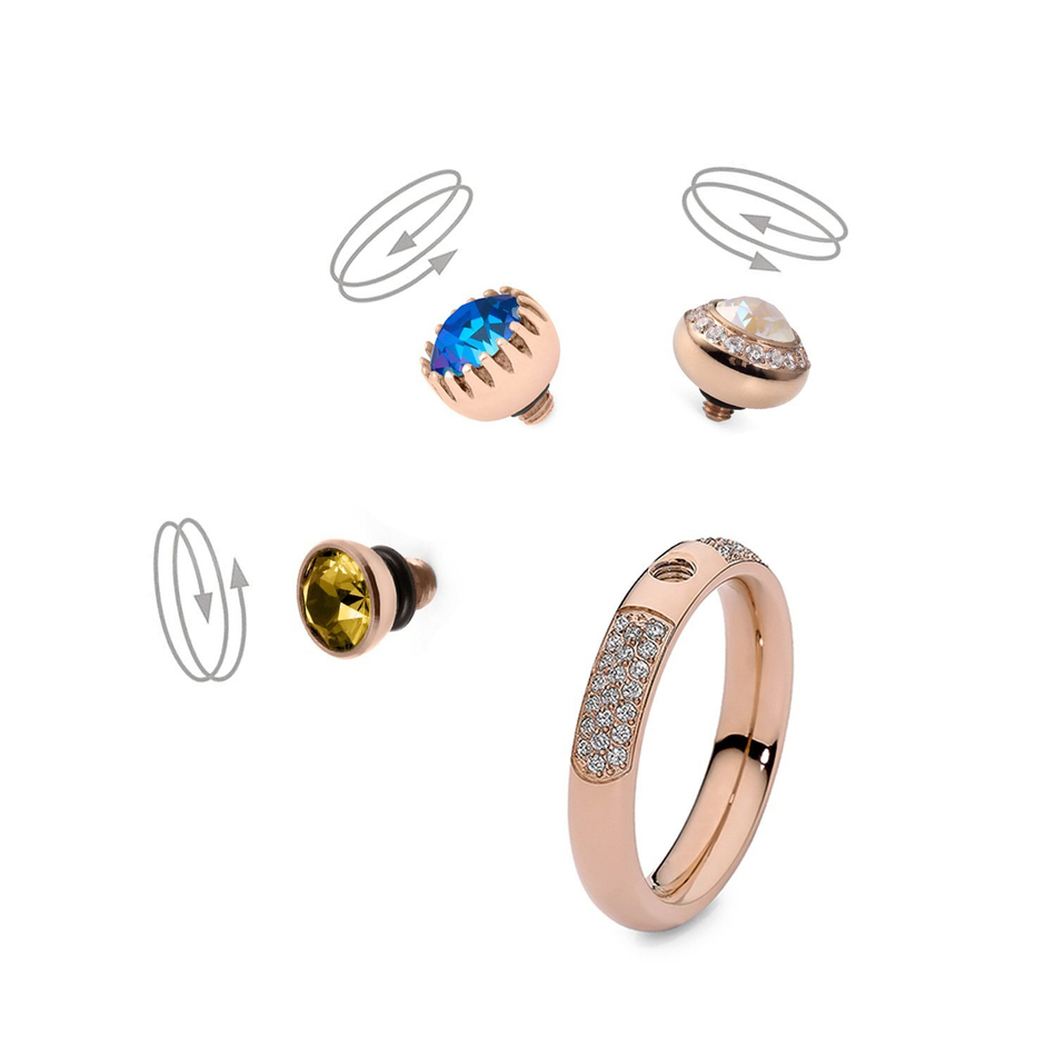 Кольцо - База Qudo deluxe small gold 17.2 мм 626671 RG