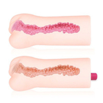 Телесный вибромастурбатор-вагина 20см Kokos Sandara Auto