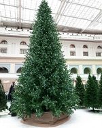 большая елка с встроенной гирляндой "Сказочная"