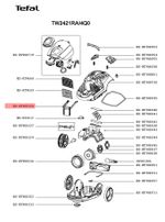 Держатель пылесборника пылесоса Tefal (Тефаль) RS-RT900326