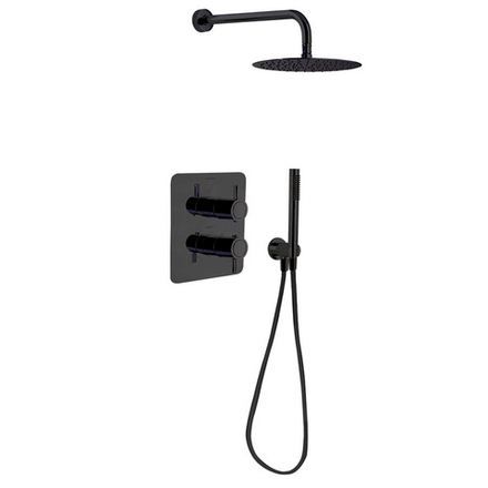 Встраиваемый термостатический смеситель для душа на 2 выхода с троп. и руч. душем ODISEA K3987021NM