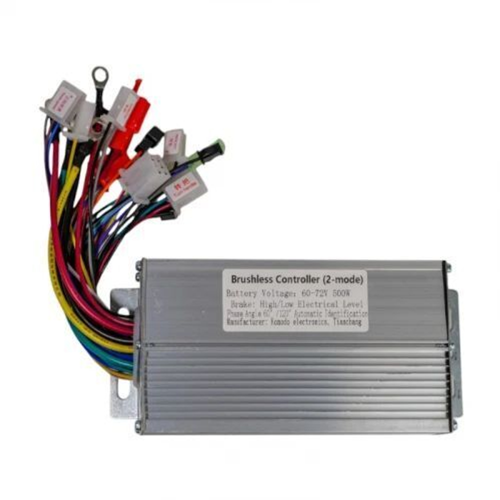 Контроллер 60-72V 500W для электровелосипеда