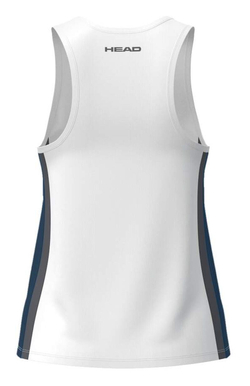 Футболка для мальчика теннисная Head Girls Club 25 Tank - navy/white