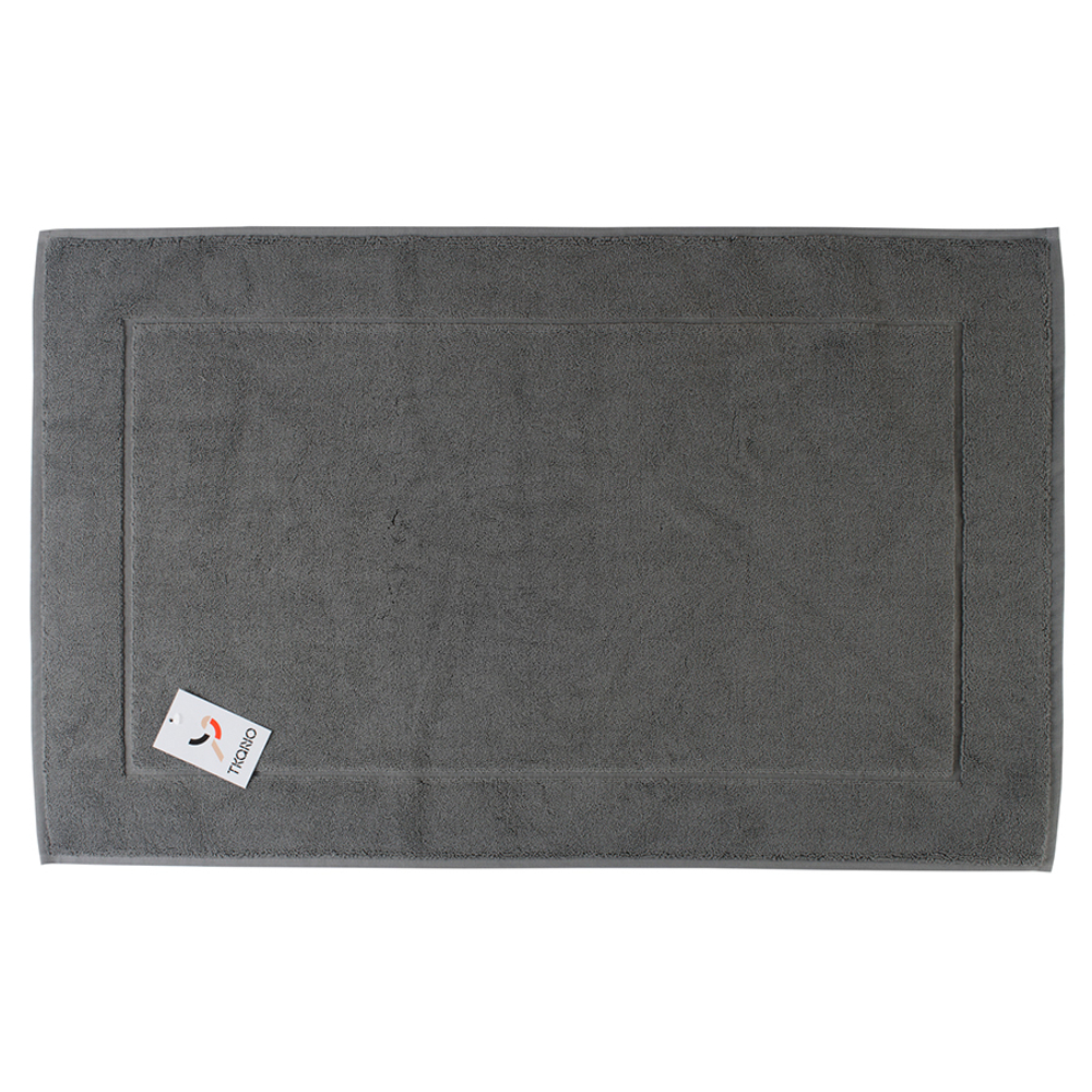 Коврик для ванной темно-серого цвета Essential, 50х80 см