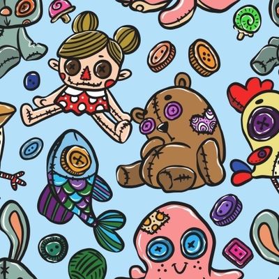 Игрушки и пуговки