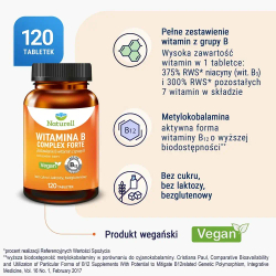 Naturell - Витамин B Complex Forte, 120 таблеток