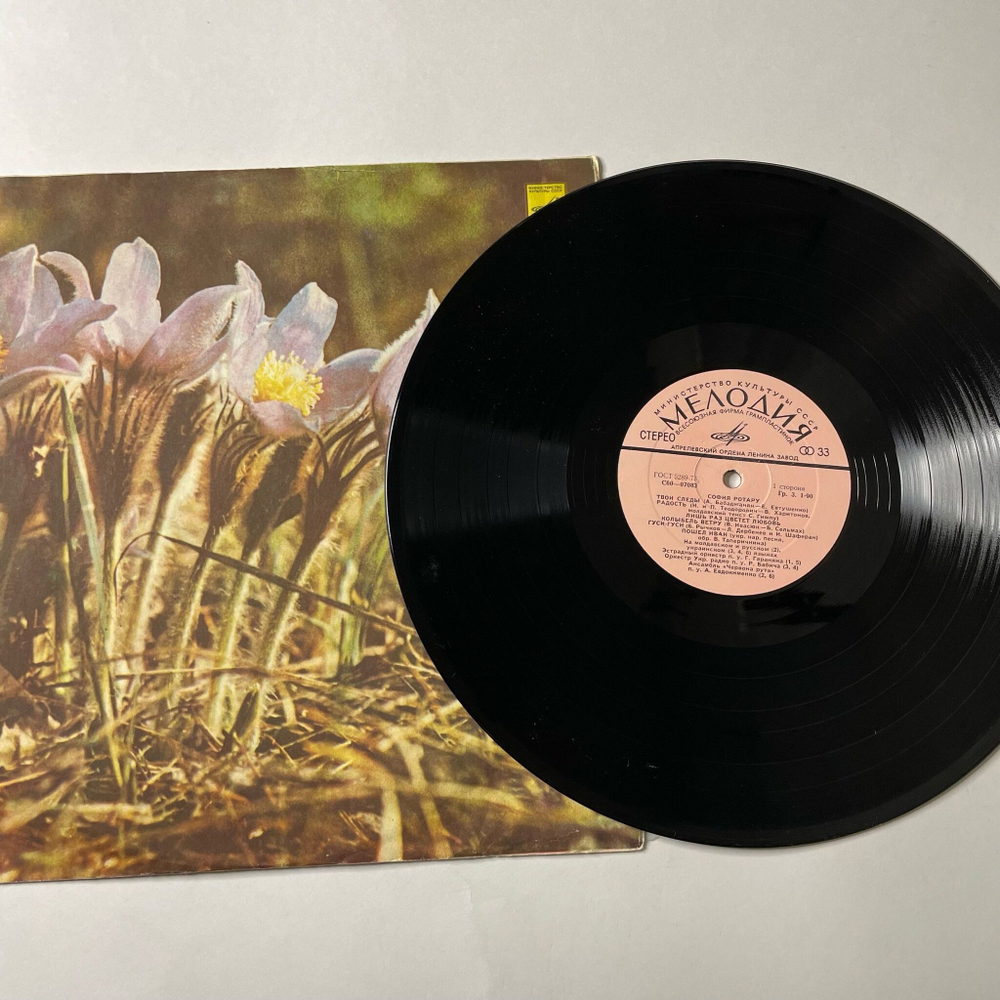 Винтажная виниловая пластинка LP София Ротару II (СССР 1977) Твои Следы