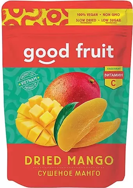«GOOD FRUIT», манго сушеное, 100 г
