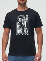 Футболка Death Human ЧБ