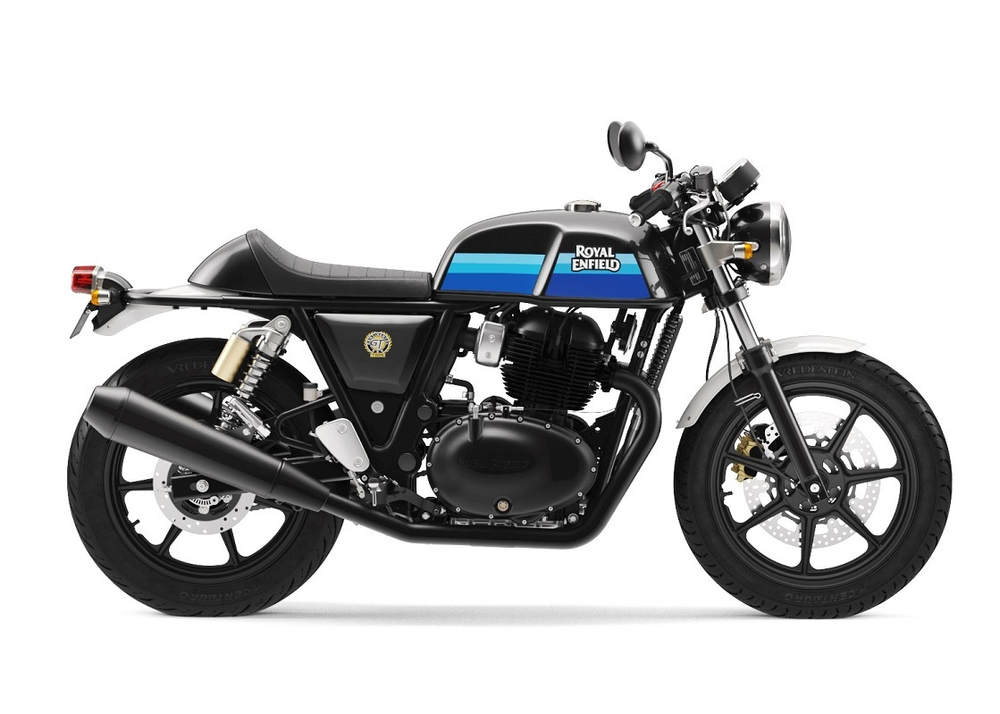 Royal Enfield Continental GT 650 Slipstream Blue (Black Alloy) 2024