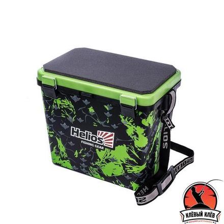 Ящик рыболовный зимний SHARK односекционный салатовый (HS-IB-19-SHG-1) Helios