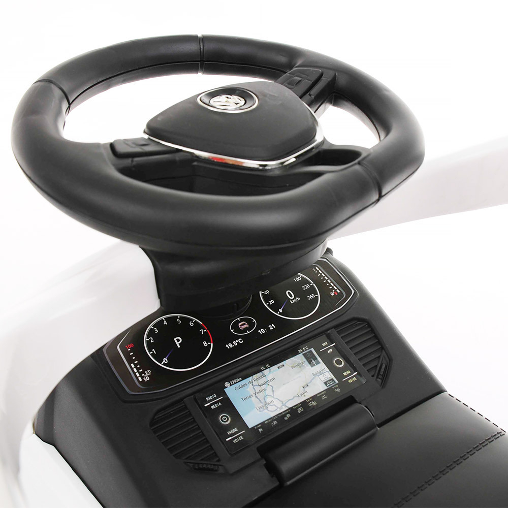 NINGBO PRINCE Каталка Volkswagen (ручка, бампер, подставка для ног) White/Белый